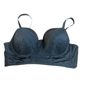 Torrid Curve 46C Black Lace Longline Underwire Bra